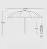 Five Folding Umbrella High Quality Mobile Phone Size Small Mini Pocket Rain Sun Umbrella With Custom Logo Digital Printing Beach Umbrella