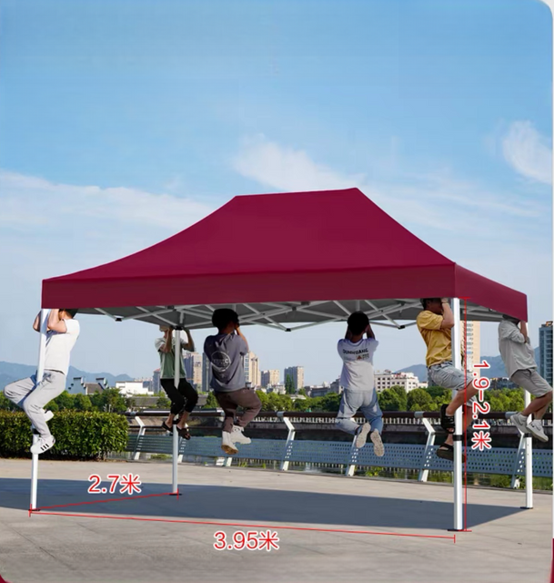 Outdoor pop up folding Waterproof Promotional Advertising Roof custom printed aluminum waterproof Trade Show Tent