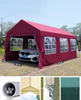 waterproof garage car port big black pop up canopy tent 10x20