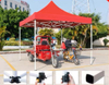 Custom Print Portable Outdoor Exhibition Booth Promotional Trade Show Tent Deluxe Steel Frame Tent For Advertising Event