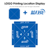 3x4.5 Waterproof Trade Show Folding Tent Pop-Up Canopy with Steel Frame Outdoor Parties Events Customizable Logo Printing