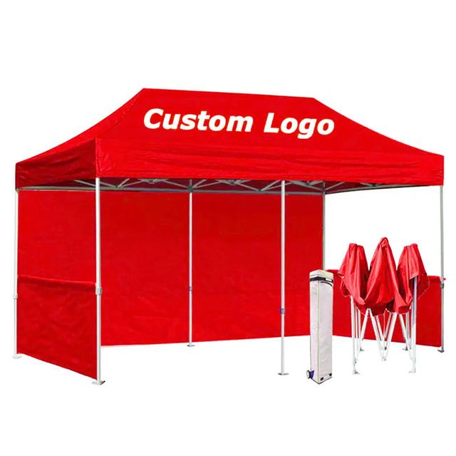 High Quality trade show Tents 10 x 20 With Side Wall Popup Shade Canopy Outdoor Folding Tent Awnings