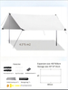 Manufacture outdoor camping canopy tents tent For Sun Van camping equipment camping canopy