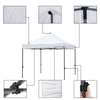 10x10ft Pop up round Canopy Trade Show Tent Portable Trade Show Tent with Excellent Visibility